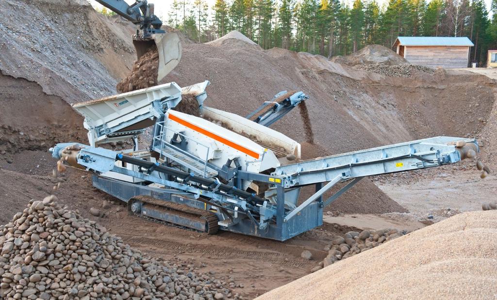 45 4.2 ST-mobiiliseula Metso Lokotrack on Minerals segmentin kivenmurskauslaitteisiin kuuluva tuoteperhe, joka sisältää tela-alustaisia murskain- ja seulontalaitteita.
