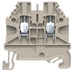 2 Wieland 2,5 mm² läpimenoliitin Sarja WT 2,5 ruuviliitäntä Voidaan asentaa TS35 DIN kiskoon Hyväksynnät DIN/VDE 0611, EN60947-7-1, ATEX 2114, EN50019/EN50014 Monipuoliset merkintä- ja lisätarvikkeet