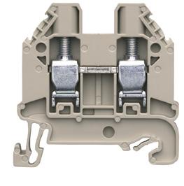 4 Wieland 6 mm² läpimenoliitin Sarja WT 6 ruuviliitäntä Voidaan asentaa TS35 DIN kiskoon Hyväksynnät DIN/VDE 0611, EN60947-7-1, ATEX 2114, EN50019/EN50014 Monipuoliset merkintä- ja lisätarvikkeet