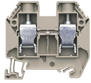 6 Wieland 16 mm² läpimenoliitin Sarja WT 16 ruuviliitäntä Voidaan asentaa TS35 DIN kiskoon Hyväksynnät DIN/VDE 0611, EN60947-7-1, ATEX 2114, EN50019/EN50014 Monipuoliset merkintä- ja lisätarvikkeet