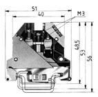 16 mm² 35 mm² 70 mm² Johdin: 0,5-4 0,5-6 0,5-10 10-16 10-25 10-50 16-95