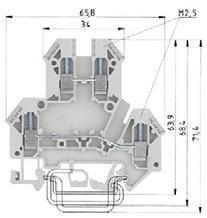 8 Wieland 2,5-4 mm² kerrosliitin Sarja WKN2,5 E, WK4 E ja WK4 D ruuviliitännöillä Hyväksynnät DIN/VDE 0611, EN60947-7-1, ATEX 2114, EN50019/EN50014 Monipuoliset merkintä- ja lisätarvikkeet Liitin