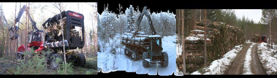 1940-luku 2000-luku Harvennusmetsien puunkorjuun kehitys ja sen metsähoidollinen vaikutus 1950-luvulle saakka hakkuu justeerilla, pokasahalla, kirveellä ja kuljetus uittoreitin varteen hevosella