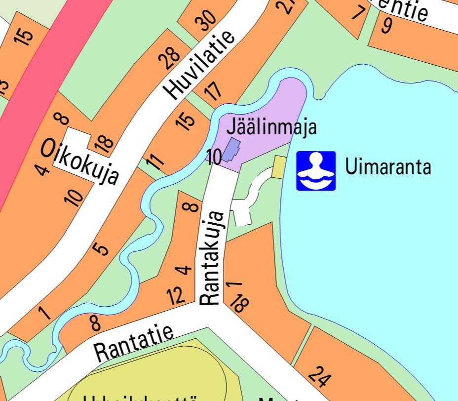 Nähtävillä 15.1-14.2.2019 Asemakaavan selostus LUONNOS..20 10.12.2018 päivättyyn Oulun kaupungin Jäälin kaupunginosan korttelia 1024 sekä uimaranta-, puistoja vesialuetta koskeva asemakaavan muutos.