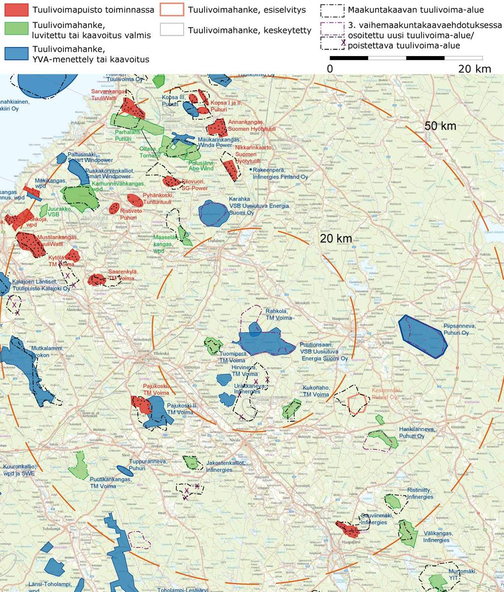 20 (27) Haapavesi - Rahkola FCG SUUNNITTELU JA TEKNIIKKA OY läpuolella.