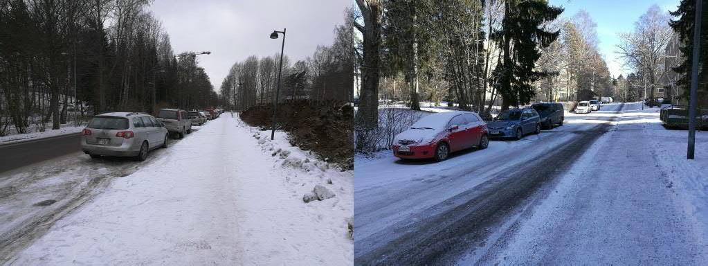 tyjen autojen myötä. Vähentyneet pysäköimispaikat saivat kritiikkiä erityisesti Maskuntiellä ja Sauvontiellä.
