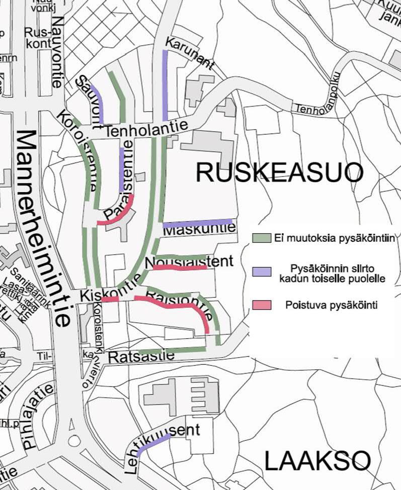 suhteessa sallittujen paikkojen kokonaismäärään.