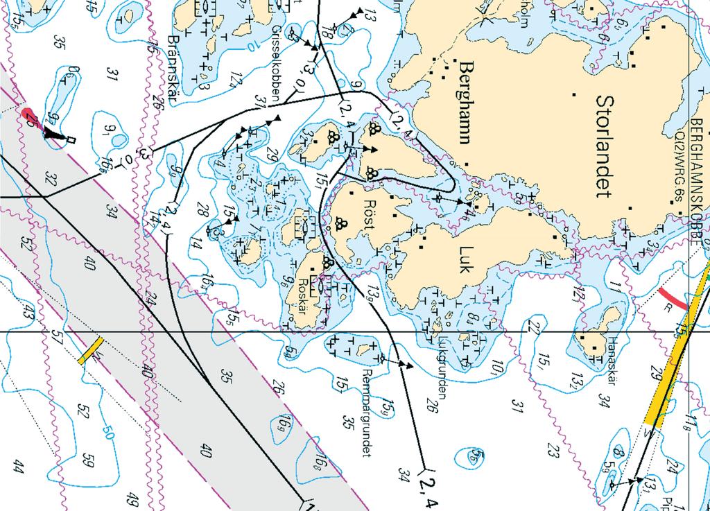 16-2015 5 A. Väylä on suljettu seuraavien pisteiden väliltä Farleden är stängd mellan följande punkter The channel is closed between the following positions: WGS 84 2.0 m 1) 60 09.3 N 21 23.