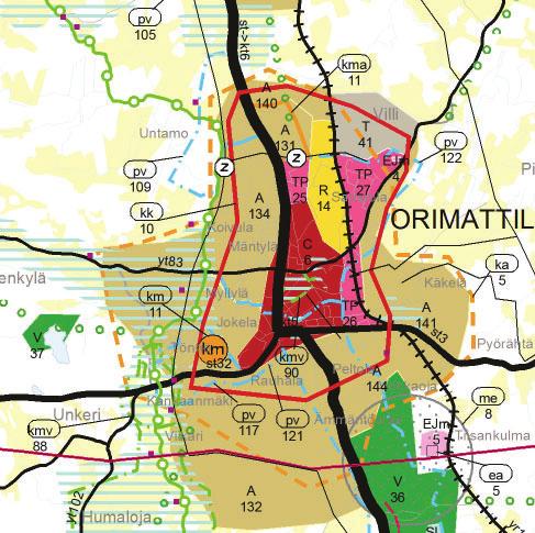 SUUNNITTELUN LÄHTÖKOHDAT Nykytilanne Erkontien ja Puistotien risteyksessä, Lahdentien varrella, on S-market (6 361 k-m2) ja autopesula (103 k-m2).