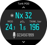 3. Valitse Pura yhteys: 4. Tank POD poistetaan valitun kaasun luettelosta: 4.7. Sukellustilojen mukauttaminen DM5-ohjelmalla -laitteen mukauttaminen: 1.