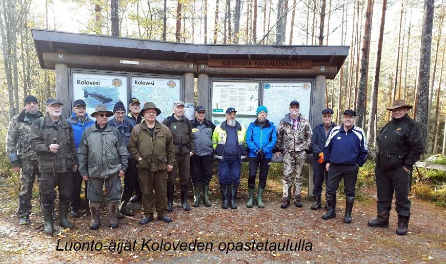 Luonto-äijät Tavoitteena on kunnon ylläpitäminen, virkistyminen ja saada mielenrauhaa, elämyksiä ja voimavaroja sekä luonnontuntemusta.