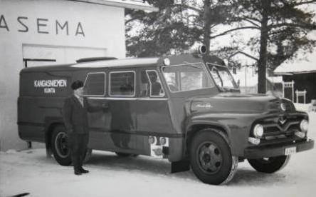 Paloaseman suunnitteli Viljo Haapala, joka toimi siihen aikaan kunnan rakennusmestarina. Ennen tätä rakennuksesta oli kuitenkin laatinut suunnitelmat rakennusmestari V.