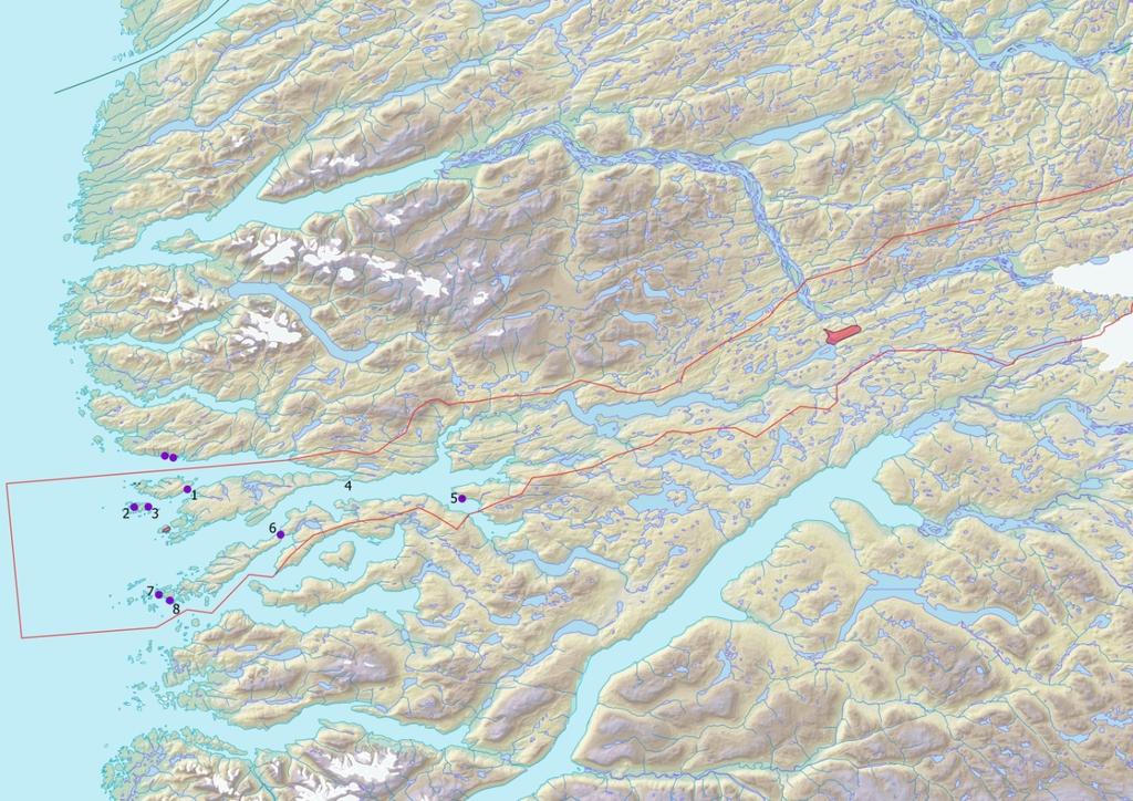 Nunap assinga 39: Nunaqarfikut (lilla), nunaqarfillu najorneqartoq Sarfannguit (normulersorneqarneri siuliani takussutissiami takukkit) Aasivissuit aamma Nipisat normulerneqaratik aappalaartumik