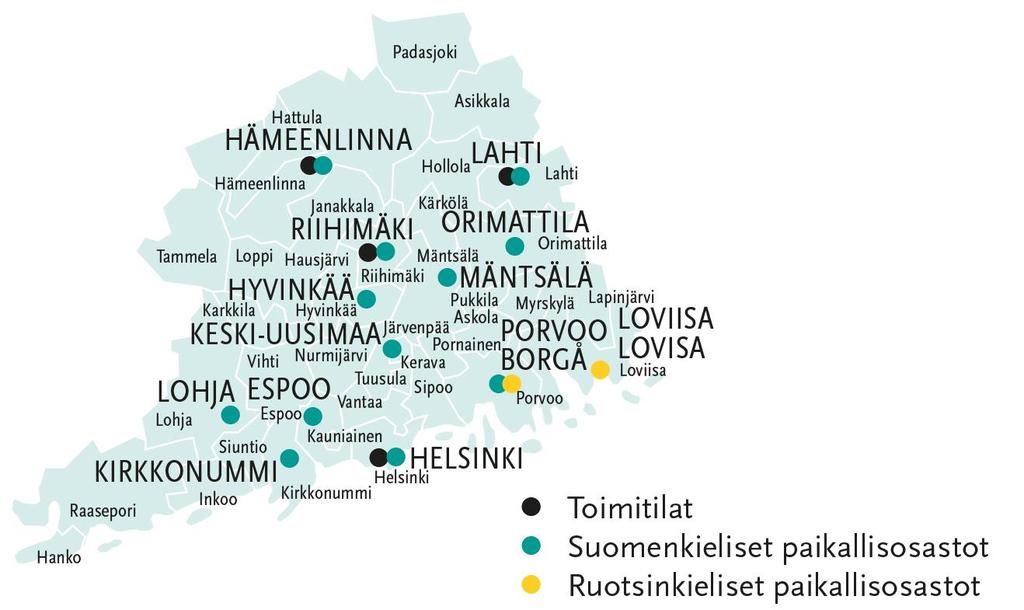 1. JOHDANTO Vuosi 2018 oli Etelä-Suomen Syöpäyhdistyksen 53. toimintavuosi. Yhdistyksen työn keskiössä oli hyvä ja laadukas asiakastyö.