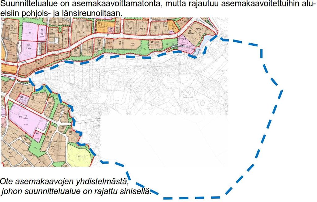 Köyryn Ketunpesänalueen asemakaavoitus Eurajoen kunnanhallitus hyväksyi kaavoituskatsauksen 11.12.2012 ( 302).