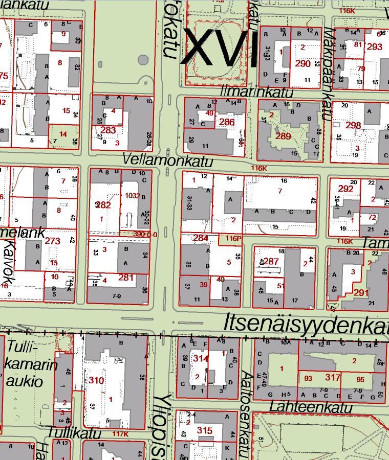 XVI (TAMMELA), TAMMELAN PUISTOKATU 31 33, TÄYDENNYSRAKENTAMINEN Asemakaava nro 8690