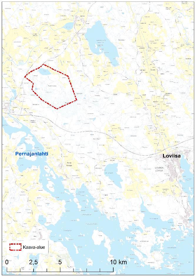 1 1. JOHDANTO Ilmatar Loviisa Oy suunnittelee 8 tuulivoimalan laajuisen tuulivoimapuiston rakentamista Loviisan kaupungin luoteispuolelle.