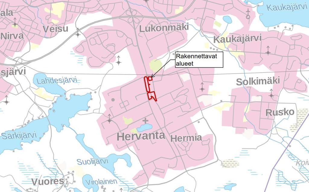 1 Johdanto Raportti 2/15 Sitowise Oy on laatinut Tampereen kaupungin toimeksiannosta Hervannan pohjoisakselin asemakaava-alueen kunnallistekniikan ja hulevesien hallinnan yleissuunnitelman.