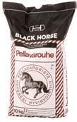 Black Horse Greenmix, 20 kg Heinäjauhosta valmistettu pelletöity täydennysrehu hevosille ja poneille Runsaan kuidun lisäksi sisältää hyvälaatuista valkuaista Soveltuu myös korvaamaan