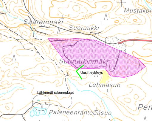 Alueella on voimassa Kasukkala-Haapajärven osayleiskaava, jossa alue on osoitettu metsätalouskäyttöön. Otto-oikeus maa-aineksiin YIT Suomi Oy omistaa alueen.