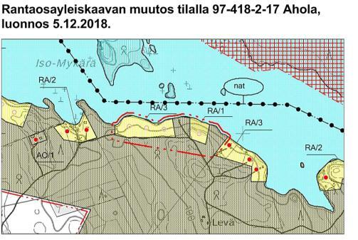 Rakennuslautakunta 11.6.2019 7 LAUSUNNON ANTAMINEN PUULAN RANTAOSAYLEISKAAVAN MUUTOSEHDOTUKSEEN KOSKIEN PÖYRYN KYLÄN TILAA AHOLA KIINTEISTÖTUNNUS 097-418-2-17 ----------------------- Rak.ltk 19.3.