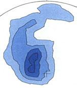 The most typical fracture direction is in the direction of schistosity. The dip direction of fractures is towards SE-E and dip varies between gently dipping and about 60 degrees.