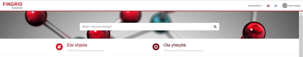 Ota yhteyttä palvelulomakkeella Valitse "Ota yhteyttä" ja siirry palvelulomakkeelle Fingrid kartuttaa