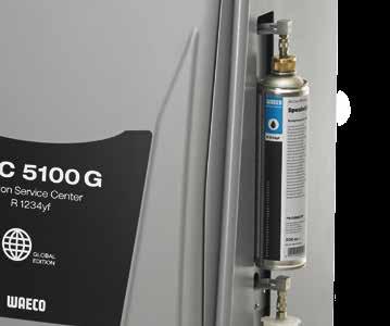 ASC 5100 G ASC 5100 G Täysautomaattinen ilmastoinnin huoltolaite peruskäyttöön R 1234yf Täyttösäiliön tilavuus: 8 kg Automaattinen
