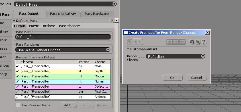 ohjelmistoon. XSI:ssä on valmiina kaksi eri tapaa eristää tasoja, render channels sekä render passes. (Wikipedia 2007a; CGWiki 2006.