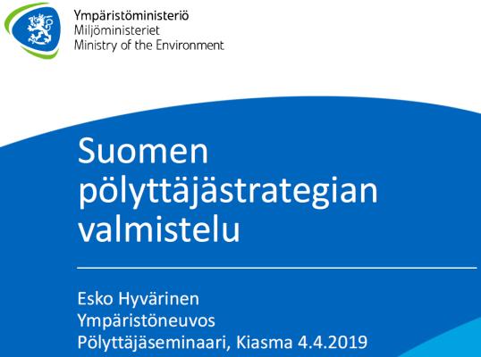 Kuussaari (SYKE) Yhteistyössä: Eeva-Liisa Korpela (SML), Juho Paukkunen (Suomen pistiäistyöryhmä) 2019-2021,