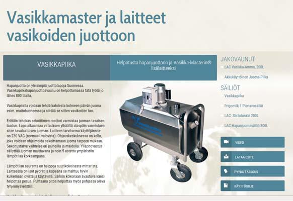 Tuttupulloteline + yksilöllisempi maidon saanti (näkee paljonko jokainen kili juo,