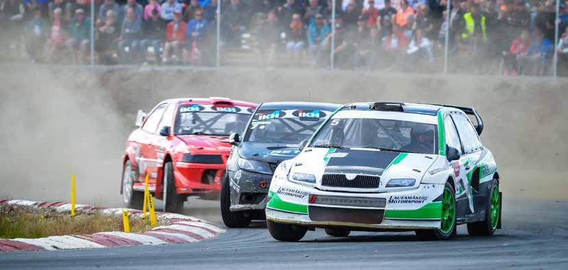 Rallicrossin SM-sarja Rallicross on rallin ja rata-ajon vauhdikas yhdistelmä, jossa yhdistyvät tehokkaat autot, näyttävät ajolinjat ja kamppailulajin parhaat ominaisuudet.