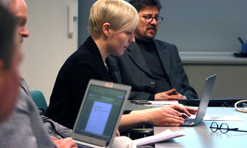 4.2.2 Yhteistoiminta Tutkimusten tekeminen on tutkijoiden tehtävä, mutta sitä sparrataan käytännön näkökulmasta.