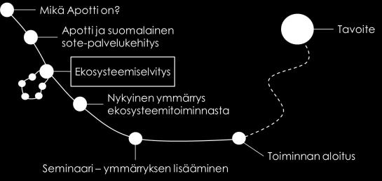 Ekosysteemiselvitys Yksittäisellä organisaatiolla ei useinkaan ole kaikkia tarvittavia resursseja ja siksi ne hakevat tukea ekosysteemeistä innovaatiotoiminnalleen Organisaatio Organisaatiot