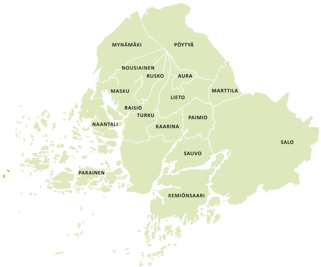 Asukkaiden oma jäteyhtiö Lounais-Suomen Jätehuolto Oy (LSJH) Toteuttaa 17 omistajakunnan puolesta jätehuollon lakisääteiset jätehuollon palvelutehtävät 417 000 asukasta, vapaa-ajan asuntoja 35 800