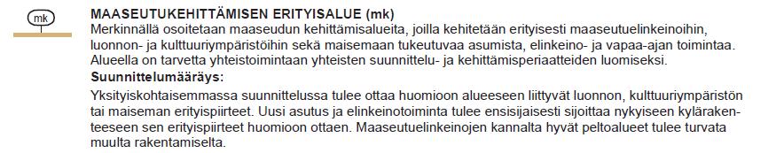 Matkailun ja virkistyksen vetovoima-alueeksi on osoitettu mv- viivamerkinnällä Nurmeksen keskustasta/bombalta Kainuun rajalle ulottuva vyöhyke
