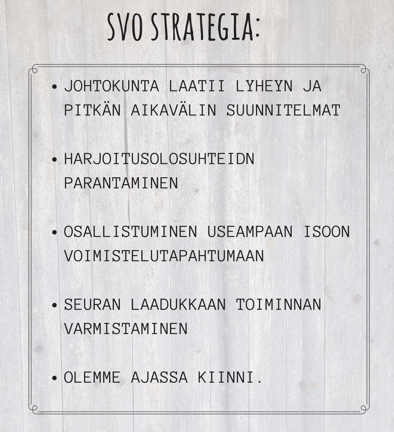 4. SVO:n strategia