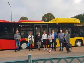 Yhteistyö Biogas Action hankkeen kanssa Keski-Suomi seuraaja-alueena Biogas Action hankkeessa Oppia biokaasubussihankintoihin: Ruotsissa