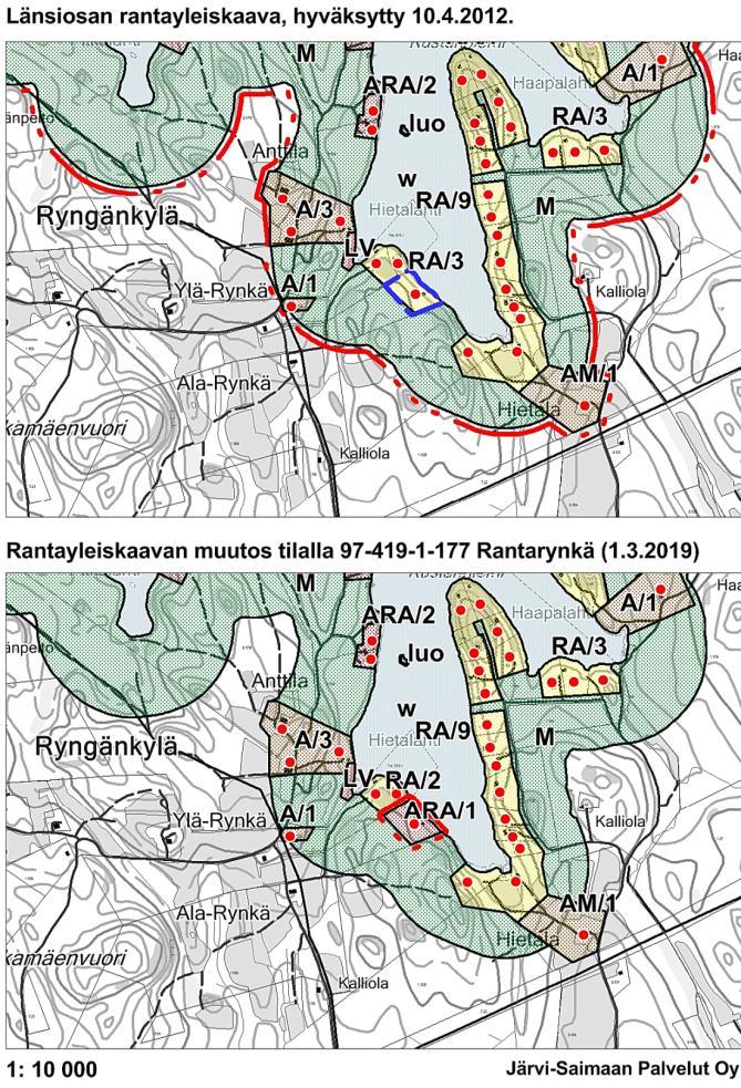 Kunnanvaltuusto 13 Kaavaehdotus on ollut nähtävillä 18.10.-19.11.2018. Muistutuksia ei jätetty.