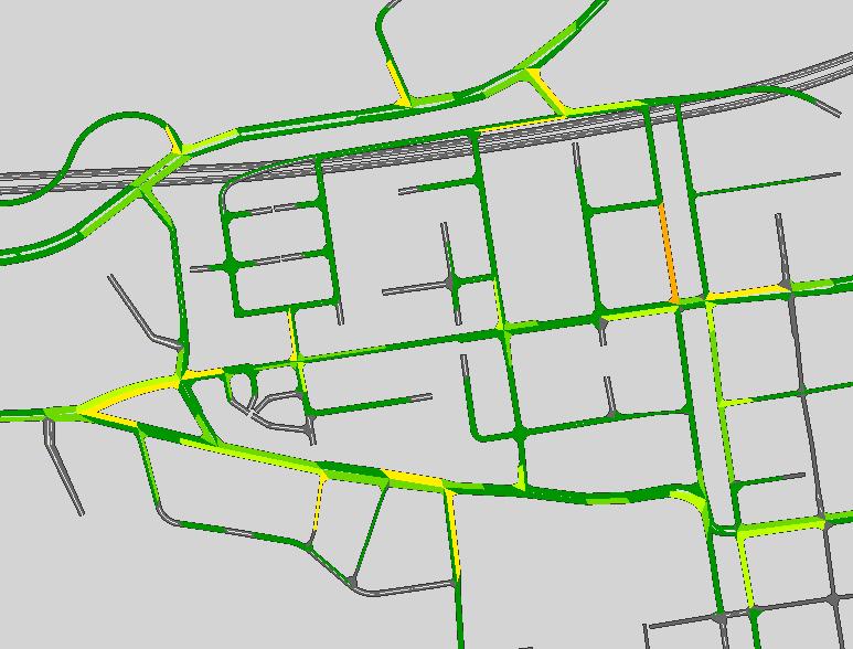 Amurin yleissuunnitelman liikenneselvitys Toimivuustarkastelut 2/2 Liikenteen ajoneuvokohtaiset viivytykset (s/ajon) iltahuipputunnin nyky- ja 2040 ennustetilanteissa.