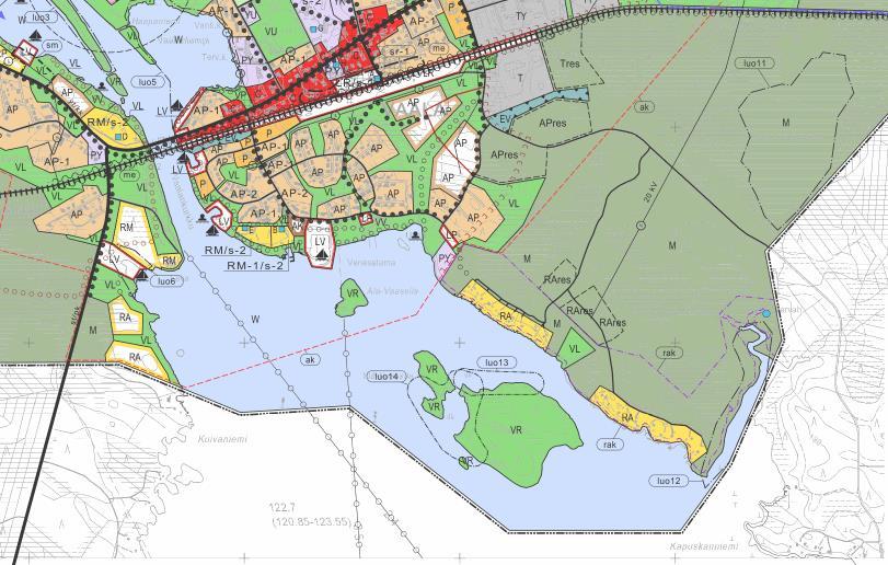 2.1.3 Yleiskaavat Oulujärven alueella on voimassa kolme yleiskaavaa.
