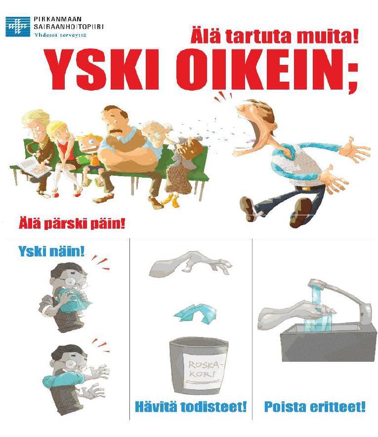 Käsien pesu wc-käynnin