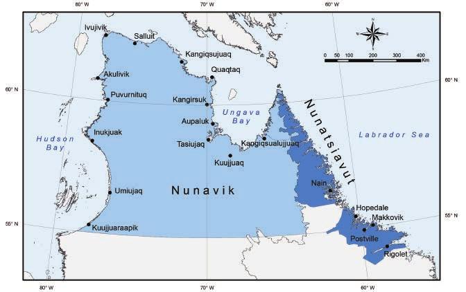 KAUJITITSIUTIK Inuit nunalingit Nunavimmi ammalu Nunatsiavut ilangiuvut akungani silatsualimâmi katimajiuttitaujut attutaunippaukattajut silatsuami onatsivallianinganut.