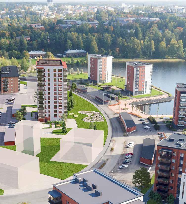 As. Oy Lappeenrannan Majakka Kaupungin korkein kotitalo Saimaan