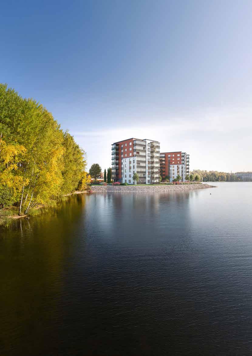 Saimaa viehättää vuoden ympäri Majakassa parvekkeeltasi avautuu yksi Suomen upeimmista näkymistä: sinisenä kimalteleva aava Saimaa.