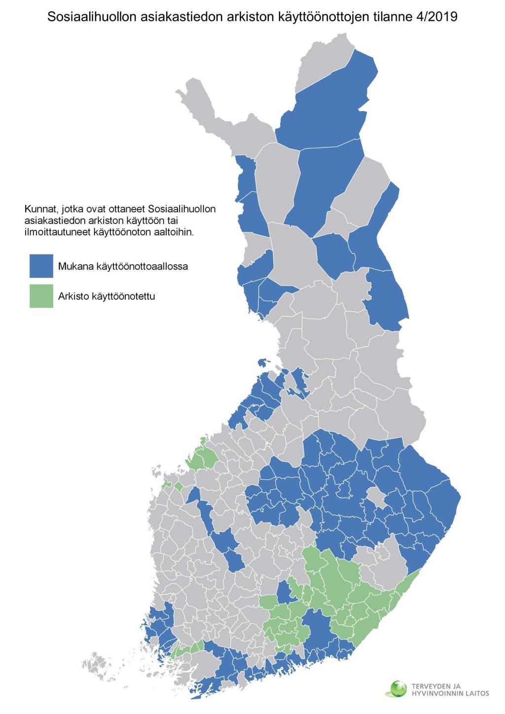 Käyttöönottoihin ilmoittautuneet Käyttöönottoihin ilmoittaudutaan Valitaan