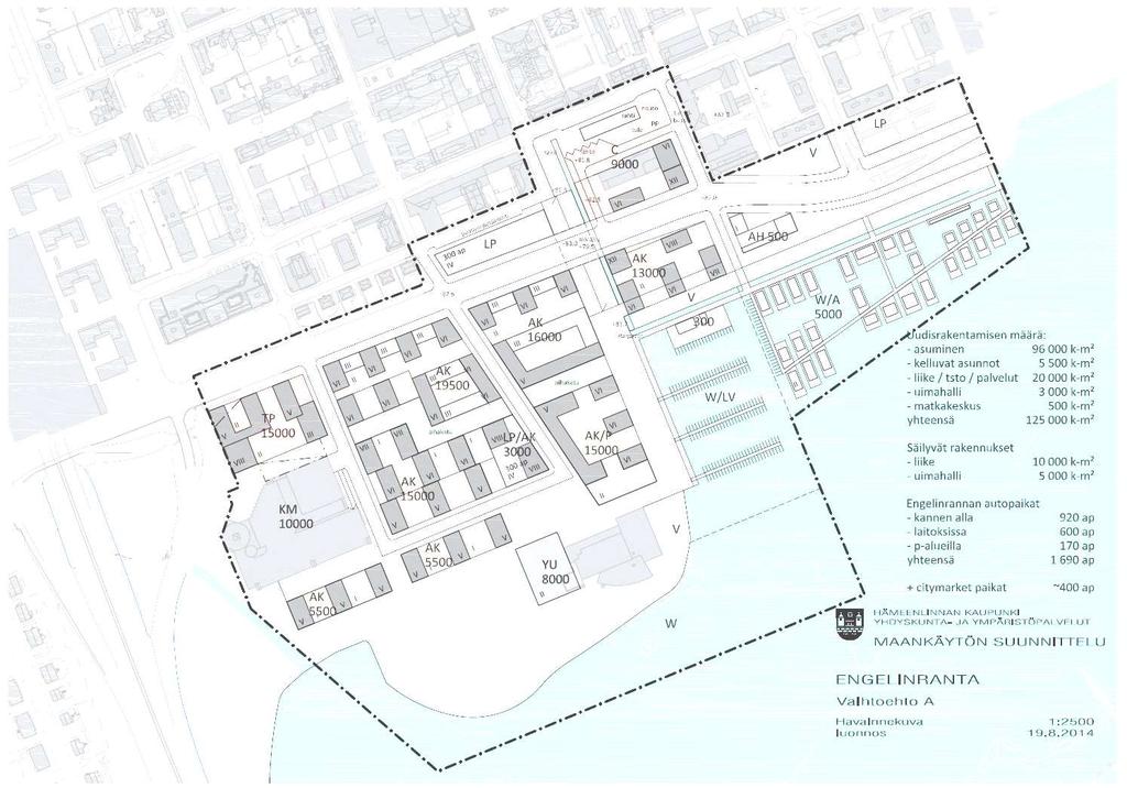 VE1.1 vaiheistus 2016-2028 2000-2400 as., arvo n. 350 M 2 Puiston kustannus: - 2,4 M Infran kokonaiskustannus: - 37,7 M - 2,9 M /vuosi (lask.