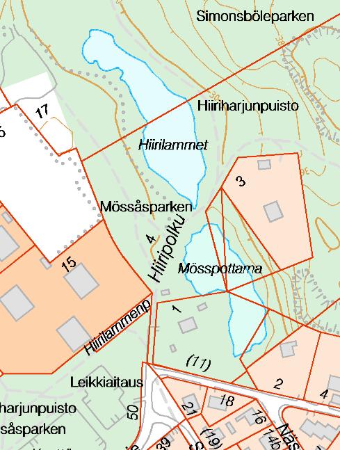 Hiirilammet, Simonkylä Molemmat hiirilammet ovat sammakoille suotuisia, mutta pohjoisen lammen