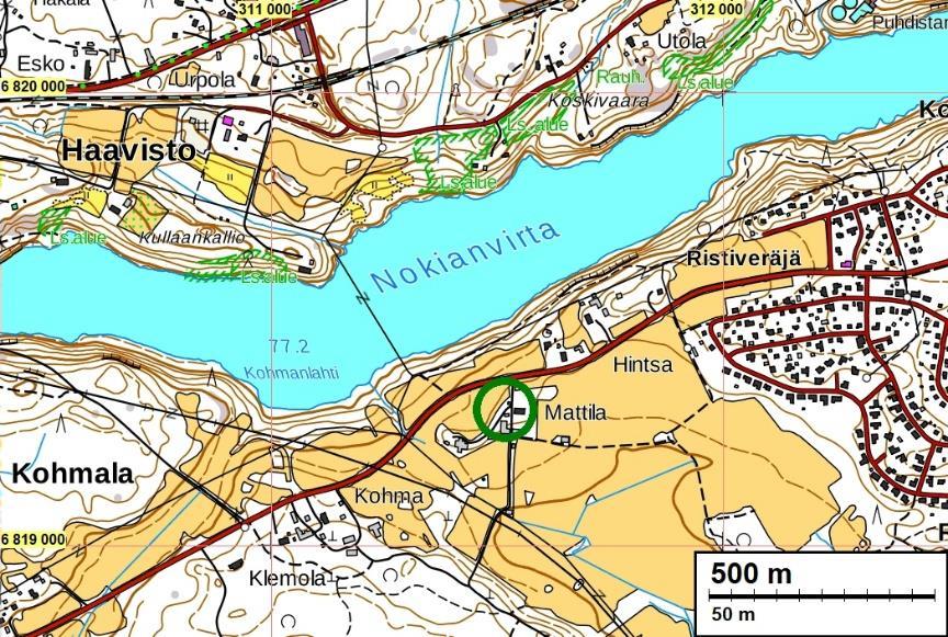 3 Selityksiä: Koordinaatit ja kartat ovat ETRS-TM35FIN-koordinaatistossa. Maastokartat ovat Maanmittauslaitoksen maastotietokannasta 5/2018, ellei toisin mainittu.