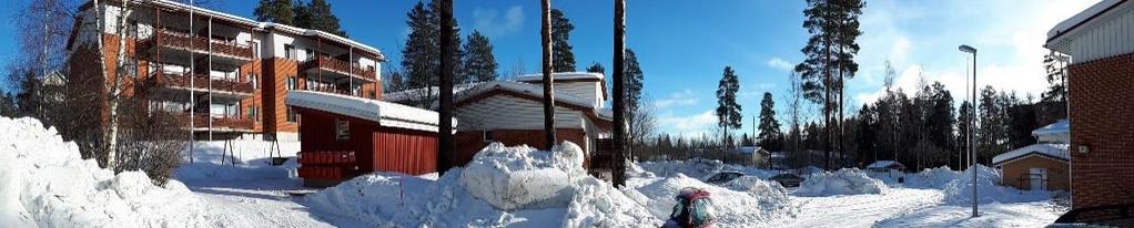 Korttelialueiden autopaikoitus on toteutettu kenttäpysäköintinä ja Haavikujan katualueelle rakennetulle kääntöpaikalle on